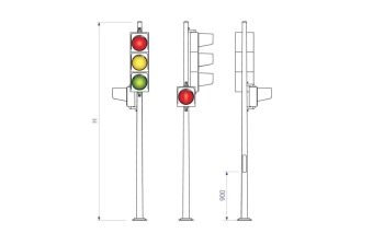 Traffic Signal Pole