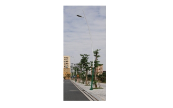 Curved Steel Pole